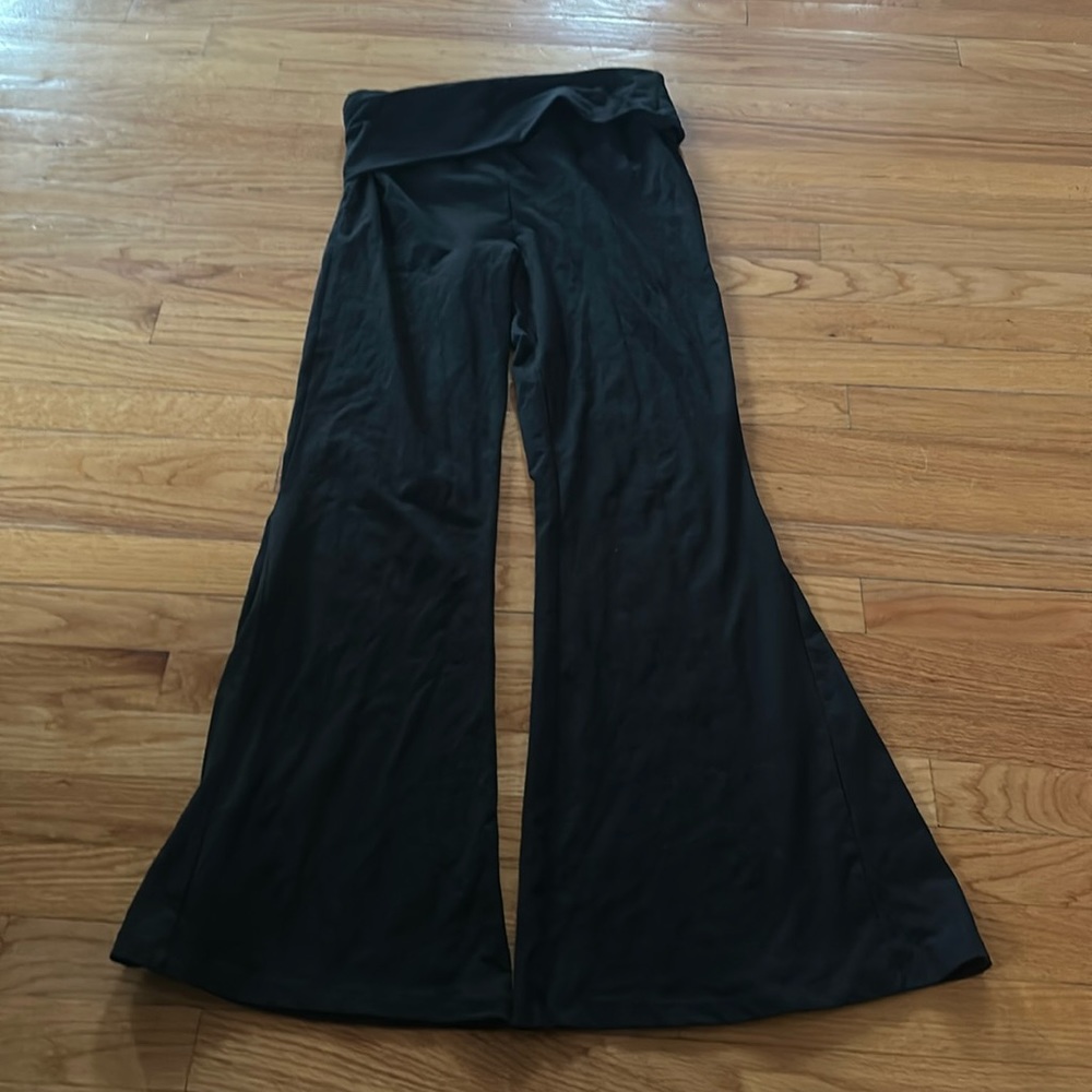 aerie foldover ultra flare leggings